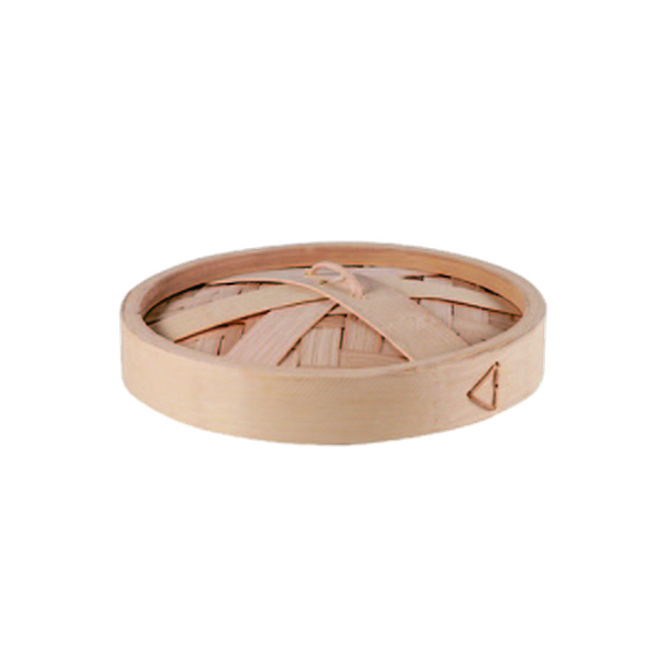 7" Round Bamboo Steamer Lid — B-BS-180L