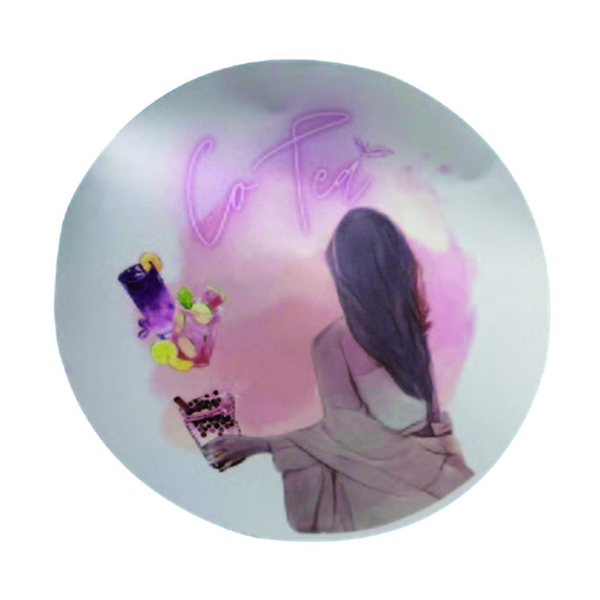 Catalogue illustration — Printed Bubble Tea Sealing Film — CBTSF-P4