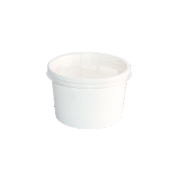 8.5oz White Paper Soup Container Full Colour Print — HY-250P