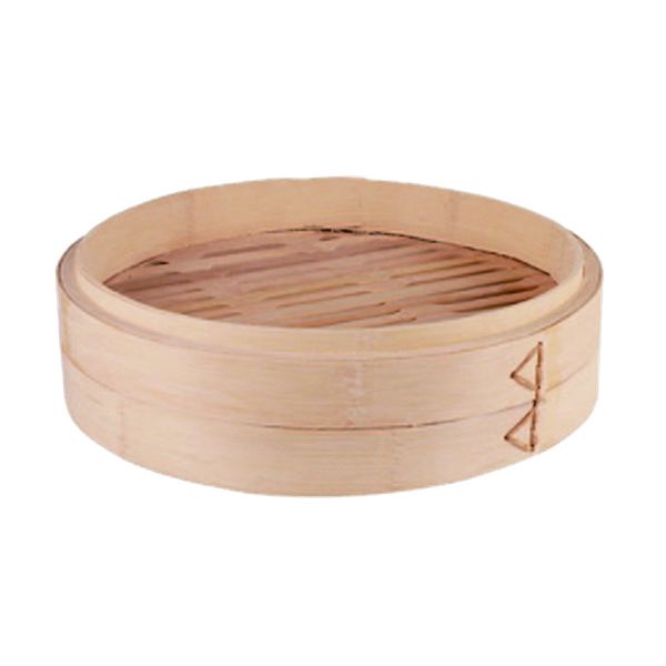 7" Round Bamboo Steamer — B-BS-180