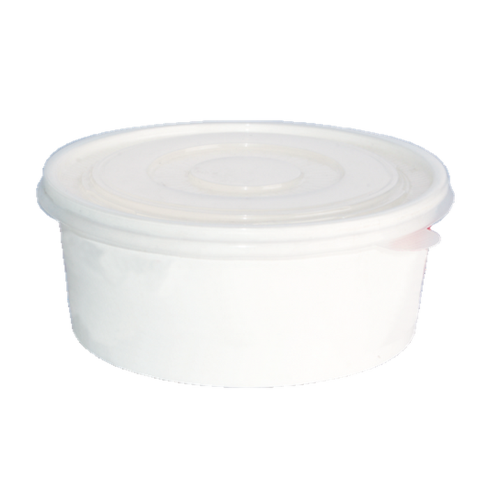 37oz White Paper Soup Container Full Colour Print — HY-1100P
