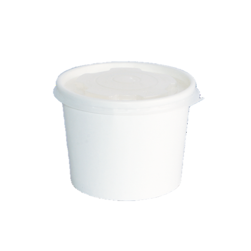 13oz White Paper Soup Container Full Colour Print — HY-400P