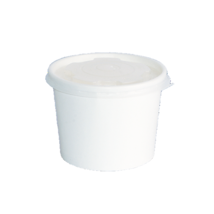 13oz White Paper Soup Container Full Colour Print — HY-400P