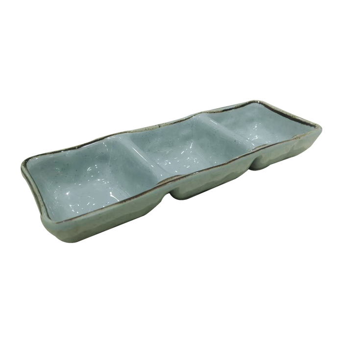 7.8" 3 Compartment Dish — TS-LD-6775A