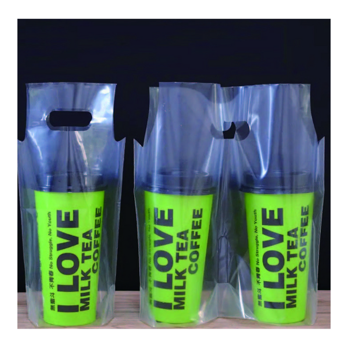Catalogue illustration — Two Cups Clear Plastic Bag — XX-310724-02