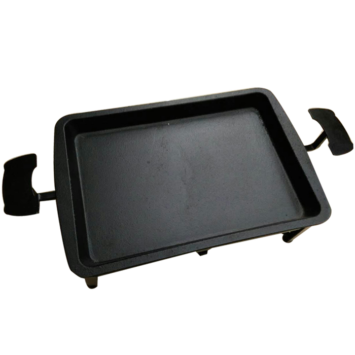 17" Cast Iron Griddle Grill with Stand / Pack of 2