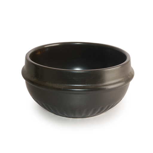 6" Black Ceramic Hot Pot / Pack of 5